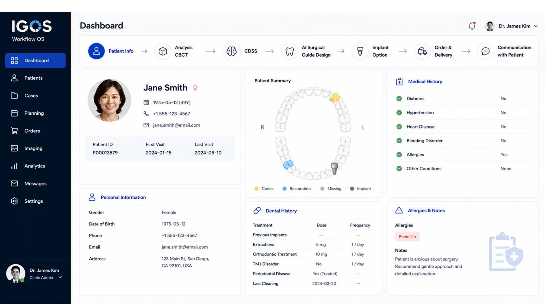 Patient Info UI
